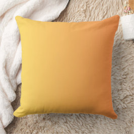 イエローオレンジシェード クッション