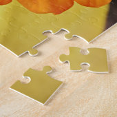 イエローオレンジダフォディルフラワー春パズル ジグソーパズル (側面)