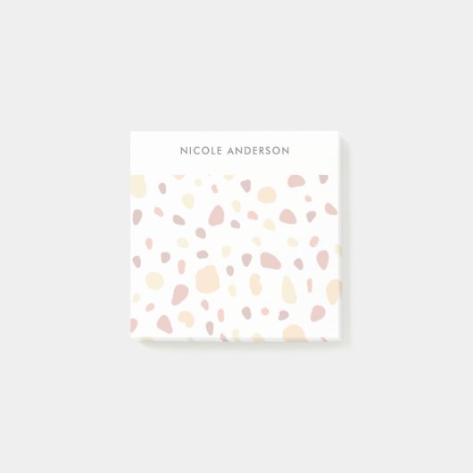 イエローオレンジテラコッタパーソナライズされた ポストイット (正面)