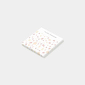 イエローオレンジテラコッタパーソナライズされた ポストイット (アングル)