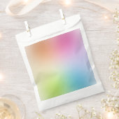 イエローオレンジブルーグリーンピンクレッドパープルカラフル フェイバーバッグ (クリップ留めされた状態)