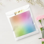 イエローオレンジブルーグリーンピンクレッドパープルカラフル フェイバーバッグ (封をした状態)