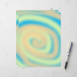 イエローオレンジブルースワールスクラップブック紙