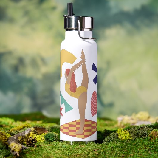 イエローオレンジブルービジネスウォーターボトル ウォーターボトル (アウトドア)