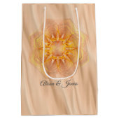 イエローオレンジマンデラフローラ ミディアムペーパーバッグ (裏面)