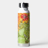 イエローオレンジラドベキアPinterly-Blue画像 ウォーターボトル (左面)