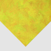 イエローオレンジ緑の抽象芸術パターン 薄葉紙 (詳細)