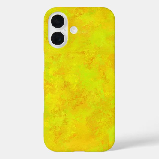 イエローオレンジ緑の抽象芸術パターン Case-Mate iPhoneケース (裏面)