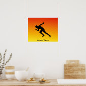 イエローオレンランニングジの ポスター (キッチン)