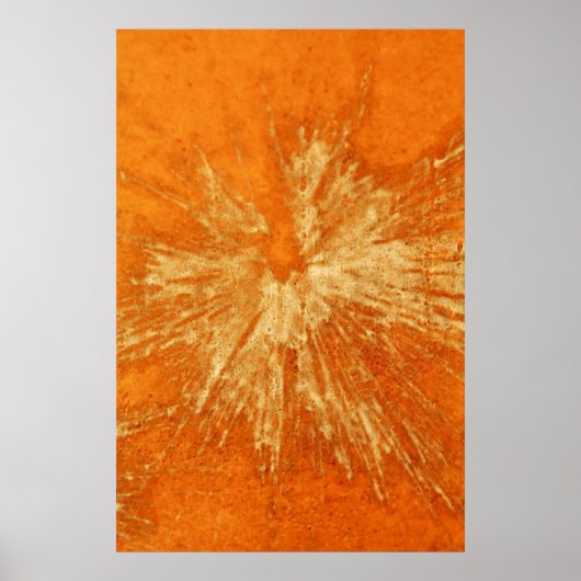 イエローオンオレンジペイントボール ポスター (正面)