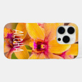 イエローオーキッド,ラワイ,カウアイ,ハワイ州ケースメイトiPho Case-Mate iPhoneケース (裏面 (横))