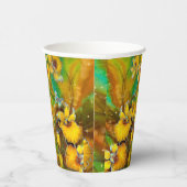 イエローオーキンスマジカル金ゴールドスパークルススターズグリーン 紙コップ (右)