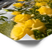 イエローオータムスノイ山脈《植物》アスペンリバー ポスター (コーナー)