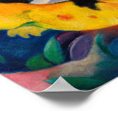 イエローカウバイフランツマルク ポスター (角)