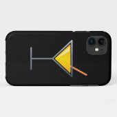 イエローカクテルマルティニガラス Case-Mate iPhoneケース (裏面(横))