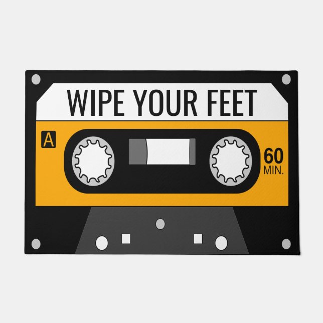 イエローカセット ドアマット (正面)