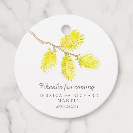 イエローカチ感謝していン春結婚ズ フェイバータグ (正面)