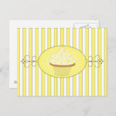 イエローカップケーキ ポストカード (正面/裏面)