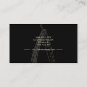 イエローカミソリのヘアカットグルーミング移動式床屋 名刺 (裏面)