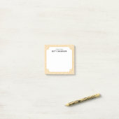 イエローカラクサ日本のつる植物パターン ポストイット (デスク上)