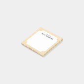 イエローカラクサ日本のつる植物パターン ポストイット (アングル)