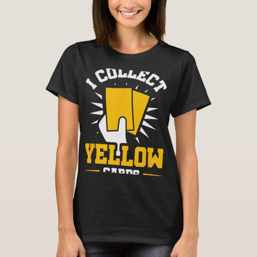 イエローカードをコレクションしています Tシャツ (正面)
