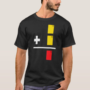 イエローカードレッドカードサッカーレフェリー2黄1再 Tシャツ