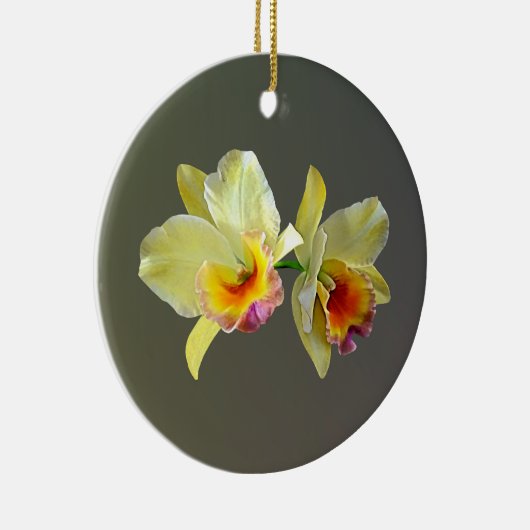 イエローカ淡い色のットレーヤオーキンスセラミックオーナメント セラミックオーナメント (右)
