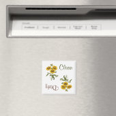 イエローガイラルダフラワーズ食洗機マグネット マグネット (インサイチュ (食洗機))