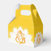 イエローガネーシャとマンダラ背景好意ボックス フェイバーボックス (裏面サイド)