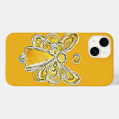 イエローガーディアンジェルアーカスタムトiPhoneケース Case-Mate iPhoneケース (裏面 (横))