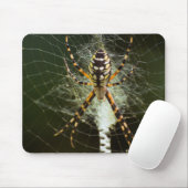 イエローガーデンスパイダー マウスパッド (マウス)