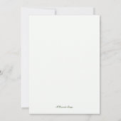 イエローガーデンムシャワー招待状 招待状 (裏面)