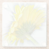 イエローガーベラデイジー ガラスコースター (裏面)