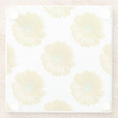 イエローガーベラデイジー ガラスコースター (裏面)