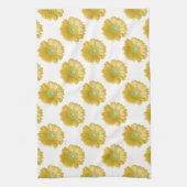イエローガーベラデイジー キッチンタオル (縦)