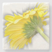 イエローガーベラデイジー ストーンコースター (正面)