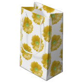 イエローガーベラデイジー スモールペーパーバッグ (裏面アングル)