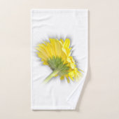 イエローガーベラデイジー バスタオルセット (ハンドタオル)