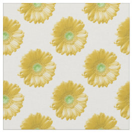 イエローガーベラデイジー ファブリック