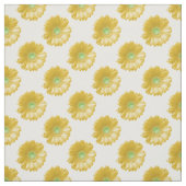 イエローガーベラデイジー ファブリック (見本)