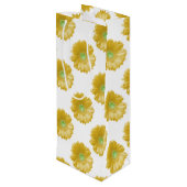 イエローガーベラデイジー ワインギフトバッグ (裏面アングル)