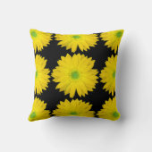 イエローガーベラ クッション (裏面)