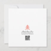 イエローキク花嫁シャワーの招待状 招待状 (裏面)