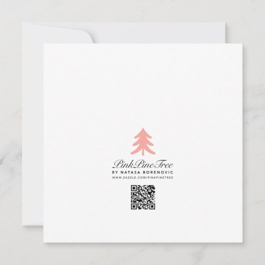 イエローキク花嫁シャワーの招待状 招待状 (裏面)