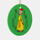 イエローキッズクリスマス飾り セラミックオーナメント (右)