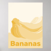 イエローキッチンとホワイトキッチンの壁の装飾 – ポスター (正面)