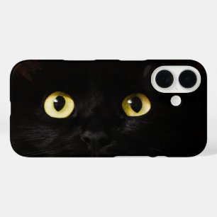 イエローキャットアイズブラックキャット iPhone 16ケース