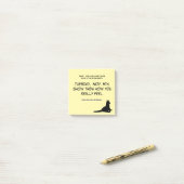 イエローキャットポスト ポストイット (デスク上)