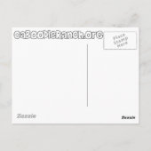 「イエローキャット」はがき ポストカード (裏面)